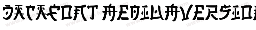 jacafont MediumVersion 001000字体转换